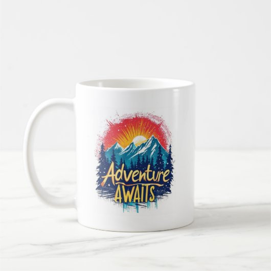 Erlebnis wartet kaffeetasse (Links)