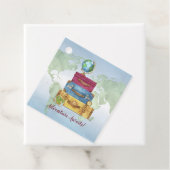 Erlebnis wartet Koffer weg von Abschied Geschenkanhänger (Beispiel)