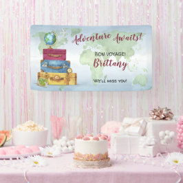 Erlebnis wartet Kofferräume Farewell Moving Party Banner