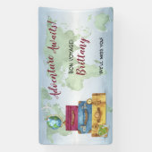 Erlebnis wartet Kofferräume Farewell Moving Party Banner (Vertikal)