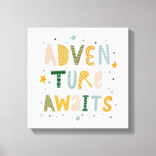 Erlebnis wartet leinwanddruck (Vorderseite)