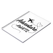 Erlebnis wartet notizblock (Linke Seite)