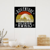 Erlebnis wartet poster (Küche)