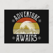 Erlebnis wartet postkarte (Vorderseite)