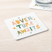 Erlebnis wartet rechteckiger pappuntersetzer (angewinkelt)