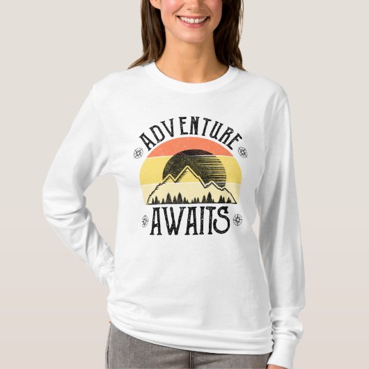 Erlebnis wartet T-Shirt (Vorderseite)