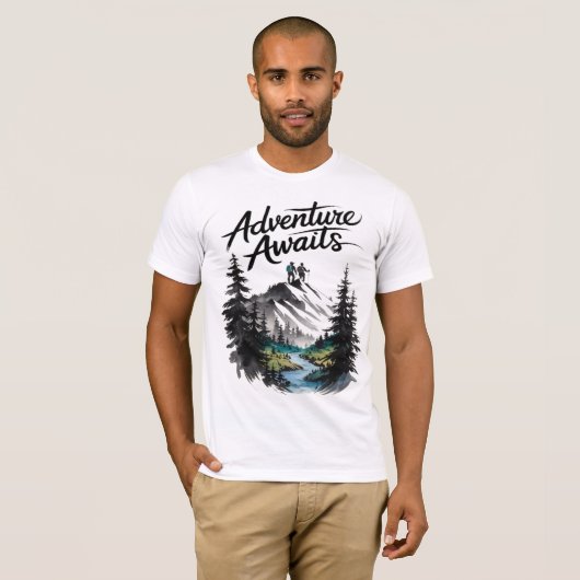 Erlebnis wartet T-Shirt (Vorne ganz)