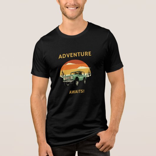 Erlebnis wartet Tri-Blend shirt (Vorderseite)
