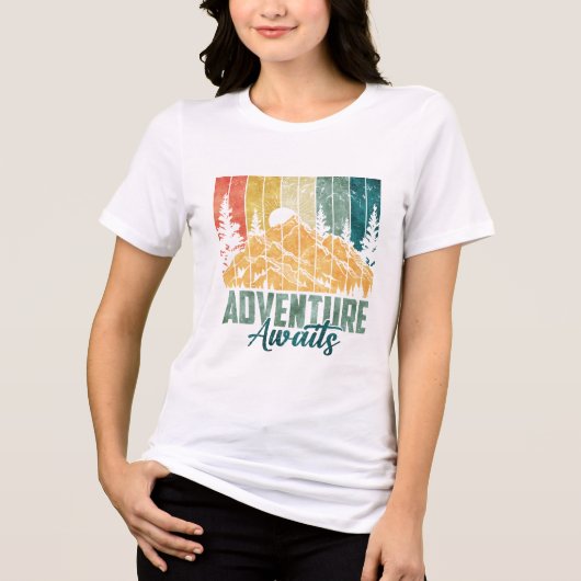 Erlebnis wartet Tri-Blend shirt (Vorderseite)