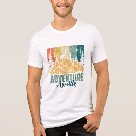 Erlebnis wartet Tri-Blend shirt (Vorderseite)