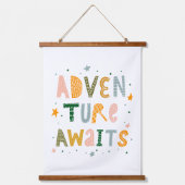 Erlebnis wartet wandteppich mit holzrahmen (Vorderseite)