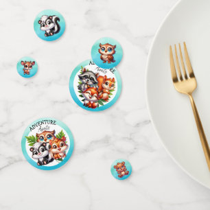 Erlebnis wartet Woodland Creatures Babydusche Konfetti