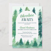 Erlebnis Wasserfarbe erwartet Kinderdusche Einladung (Vorderseite)