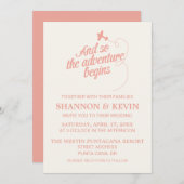 Erlebnisanfänger| Bestimmungsort - Einladung (Vorne/Hinten)