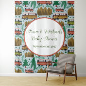 Erlebnisangebote: Camper Baby Boy Shower Wandteppich (Beispiel)