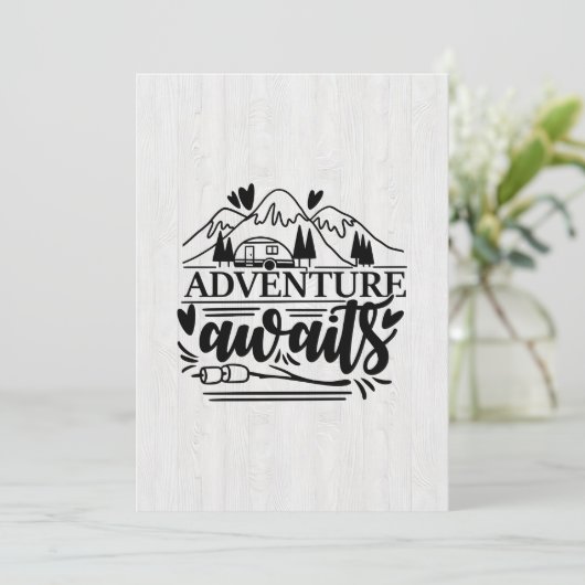 Erlebnisangebote für Camper Save The Date (Stehend Vorderseite)