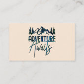 Erlebnisangebote, Mountain Business Card Visitenkarte (Vorderseite)