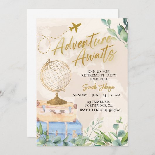 Erlebnisangebote, Veranstaltungen, Geburtstag, Ruh Einladung (Vorne/Hinten)