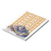 Erlebnisbergdesign Notizblock (Rotiert)