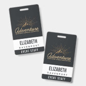 Erlebnisentdeckungsreise durch die Traumwelt Typog Ausweis (Vorder- & Rückseite)