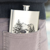 Erlebnisflasche für Bergziegen Flachmann (Beispiel)