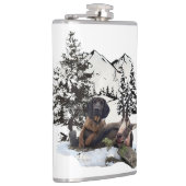 Erlebnisflasche für Bergziegen Flachmann (Rechts)