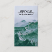 Erlebnisgebirge und Nebel Visitenkarte (Vorderseite)