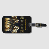 Erlebnisraderennen mit ikonischen Fahnen! Gepäckanhänger (Vorderseite (Horizontal))