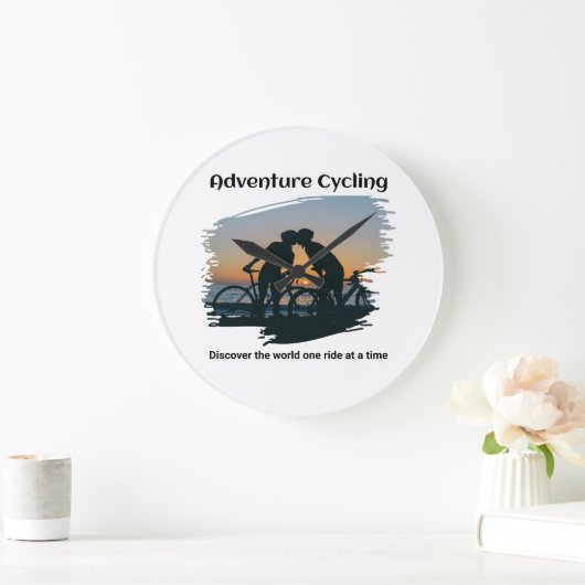 Erlebnisradfahren Große Wanduhr (Zuhause)