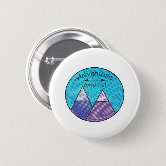 Erlebnisreiche Berggipfel Button (Vorne & Hinten)