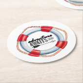 Erlebnisring Runder Pappuntersetzer (Angewinkelt)