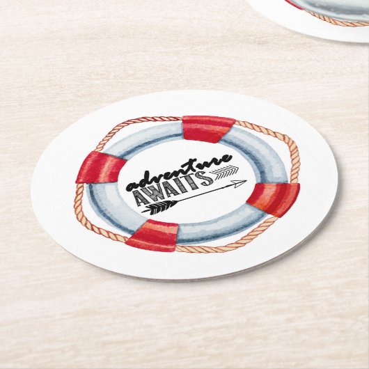 Erlebnisring Runder Pappuntersetzer (Angewinkelt)