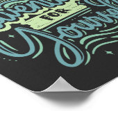 Erlebnisse Vintager Stil Typografie Wandern Poster (Ecke)