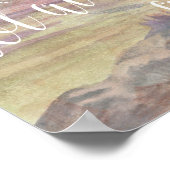 Erlebnistypografie IV Poster (Ecke)