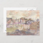 Erlebnistypografie IV Postkarte (Vorne/Hinten)