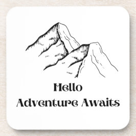 Erlebniswarnungen auf einem Kunststoff gedruckt  Getränkeuntersetzer