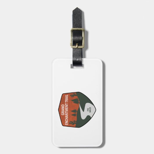 Erlebnisweg Gepäckanhänger (Vorderseite vertikal)