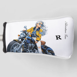 Erlebniszeit Motorradfahrer: Golf Putter Cover Headcover
