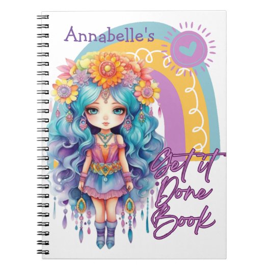 Erledigen Sie das Spiral Foto Notebook Notizblock (Vorderseite)