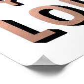 Erledigen Sie das, was Sie zu Liebe-Zitat | Imitat Poster (Ecke)