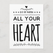 Erledigen Sie es mit Ihrem Motivierend Zitat ganz  Postkarte (Vorderseite)