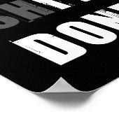 Erledigen Sie Motivierend Angebot Poster (Ecke)