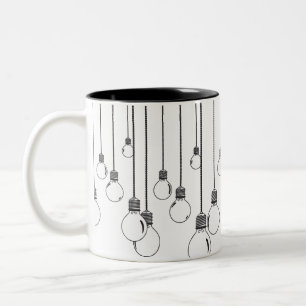 Erleichtern Sie Sachen oben! Zweifarbige Tasse