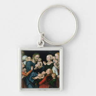 Erleiden Sie die kleinen Kinder, um an mich, 1538 Schlüsselanhänger