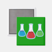 Erlenmeyerkolben Magnet (Vorderseite/Rückseite)