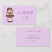 Erlernen Sie Ihr Kind Visitenkarte (Vorne/Hinten)