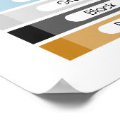 Erlernen von Farben Poster (Ecke)