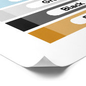 Erlernen von Farben Poster (Ecke)