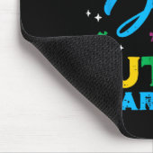 Erleuchte Blau Autismus-Bewusstsein ASD-Unterstütz Mousepad (Ecke)