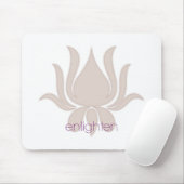 Erleuchte Lotus Mousepad (Mit Mouse)